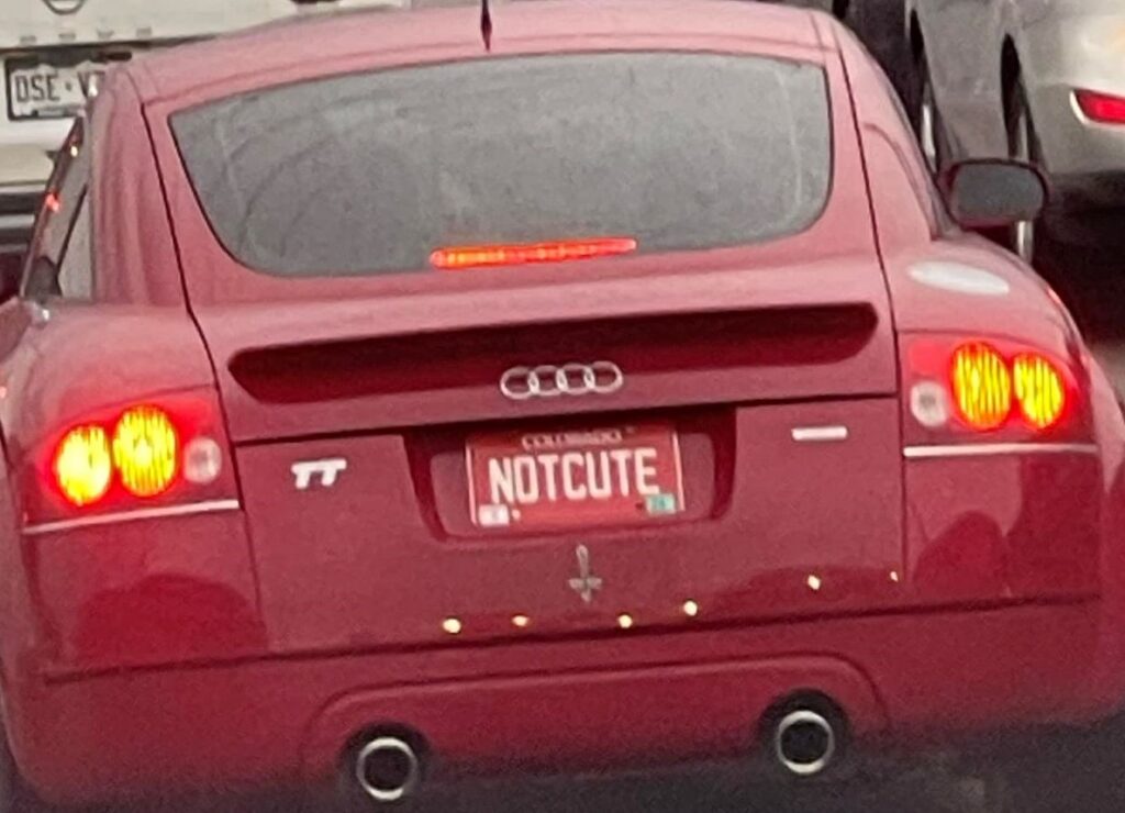 NOTCUTE The Coolest Vanity License Plates! whataplate