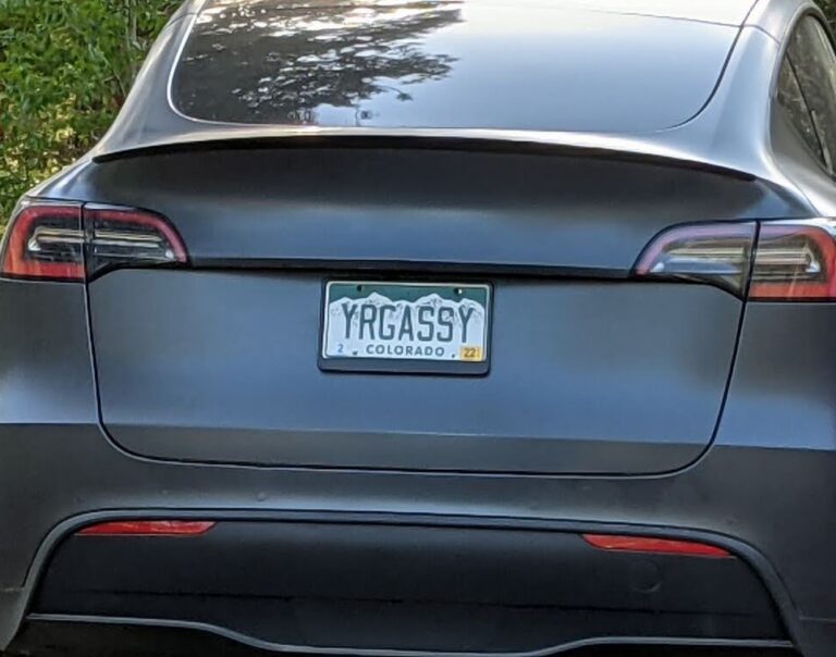 Electric / Hybrids The Coolest Vanity License Plates